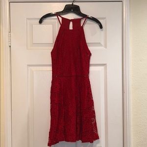 B. Darlin red dress size: 5/6 like new